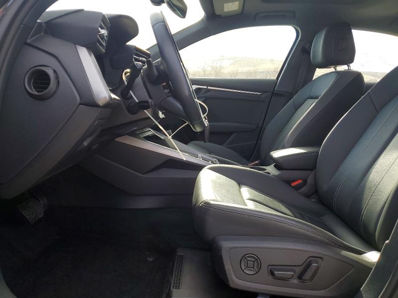 2024 Audi A3 VIN WAUHUDGY8RA083756 COPART salvage auction — FRONT END, Nv - Salvage Title, sold $10,800 on 2026-07-02 (photo 7)