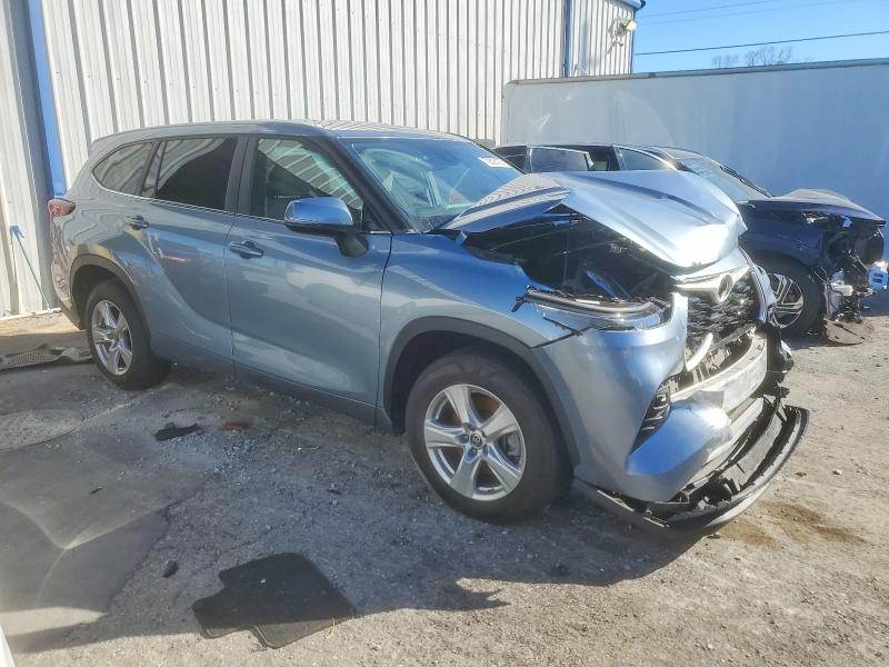 2024 Toyota Highlander VIN 5TDZARAH0RS535143 COPART salvage auction — FRONT END, Fl - Cert Of Title Slvg Rebuildable, sold $11,900 on 2026-07-15 (photo 4)