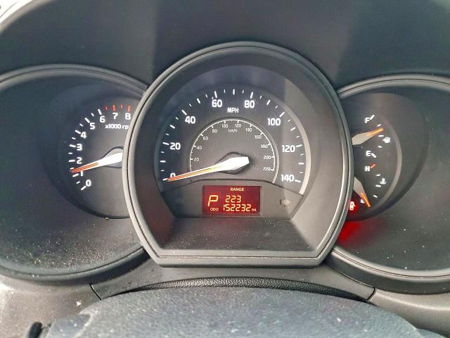 2014 Kia Rio VIN KNADN4A36E6368168 COPART salvage auction — REAR END, Salvage Title, sold $700 on 2026-07-17 (photo 9)