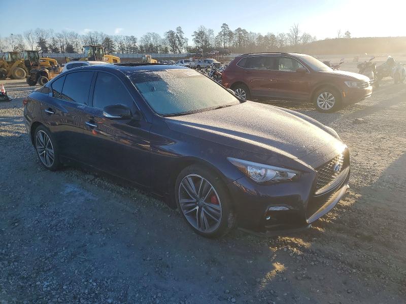 2021 Infiniti Q50 VIN JN1FV7DR6MM880782 COPART salvage auction — SIDE, NY - MV-907A SALVAGE CERTIFICATE, sold $13,000 on 2026-07-27 (photo 4)