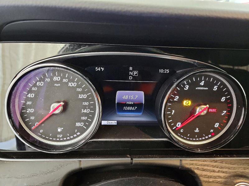 2018 Mercedes-benz E-klasse VIN WDDZF4JB2JA444446 COPART salvage auction — REAR END, Tx - Certificate Of Title, sold $4,650 on 2026-07-07 (photo 9)