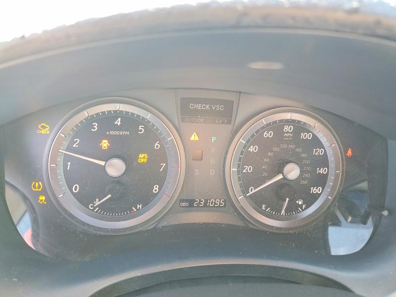 2007 Lexus Es 350 VIN JTHBJ46G972005356 COPART salvage auction — FRONT END, CA - SALVAGE CERTIFICATE, sold $625 on 2026-07-31 (photo 9)