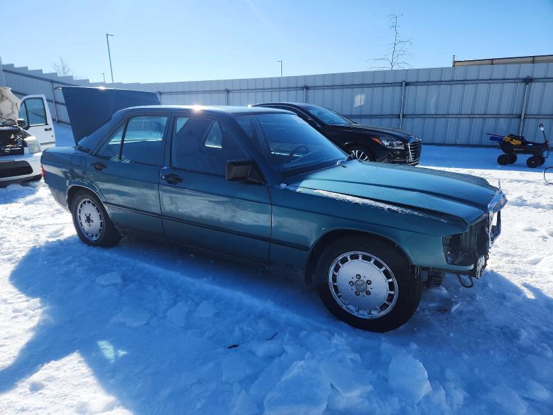 1985 Mercedes-benz 190 (w201) VIN WDB2010241A188921 COPART salvage auction — FRONT END, Md - Cert Of Salvage > 75% Damage, sold $950 on 2026-07-03 (photo 4)