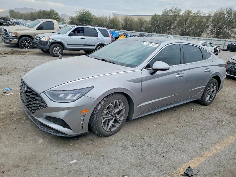 2021 Hyundai Sonata VIN KMHL14JA0MA160027 COPART salvage auction — FRONT END, Nv - Salvage Title, sold $3,550 on 2026-07-16 (photo 1)