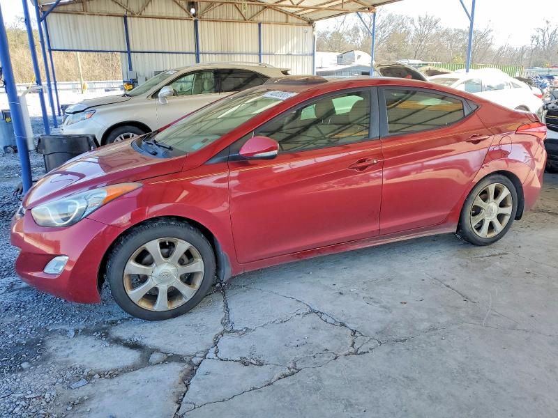 2012 Hyundai Elantra VIN KMHDH4AE4CU435883 COPART salvage auction — MINOR DENT/SCRATCHES, Mt - Certificate Of Title, sold $950 on 2026-07-23 (photo 1)