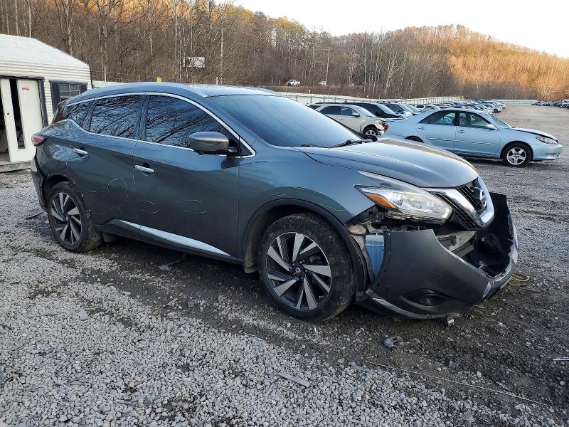 2017 Nissan Murano VIN 5N1AZ2MH1HN110846 COPART salvage auction — FRONT END, OH - CERT OF TITLE-SALVAGE, sold $1,900 on 2026-07-02 (photo 4)