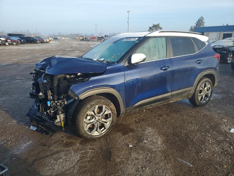 2024 Kia Seltos VIN KNDEUCAA7R7535916 COPART salvage auction — FRONT END, Mi - Cert Of Title-Salvage Vehicle, sold $325 on 2026-07-28 (photo 1)