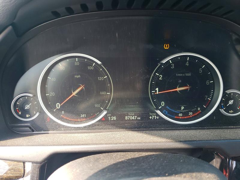 2017 BMW X6 VIN 5UXKU0C3XH0F99814 COPART salvage auction — FRONT END, Ca - Salvage Certificate, sold $6,700 on 2026-07-15 (photo 9)