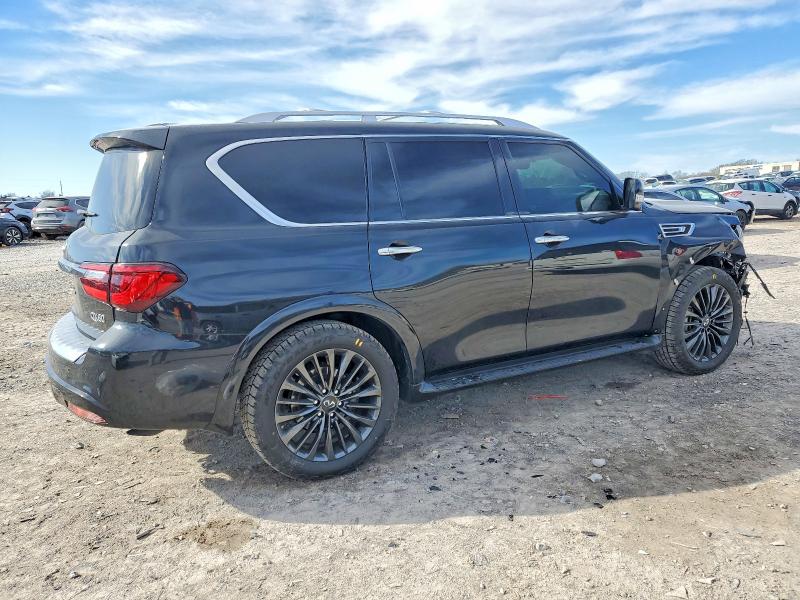 2024 Infiniti Qx80 VIN JN8AZ2AE6R9327502 COPART salvage auction — FRONT END, Tn - Salvage Certificate, sold $20,900 on 2026-07-21 (photo 3)