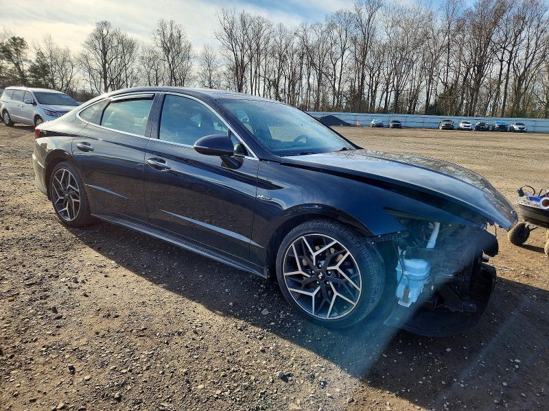 2022 Hyundai Sonata VIN KMHL14JC6NA217933 COPART salvage auction — FRONT END, Id - Salvage Certificate Of Title, sold $5,300 on 2026-07-07 (photo 4)