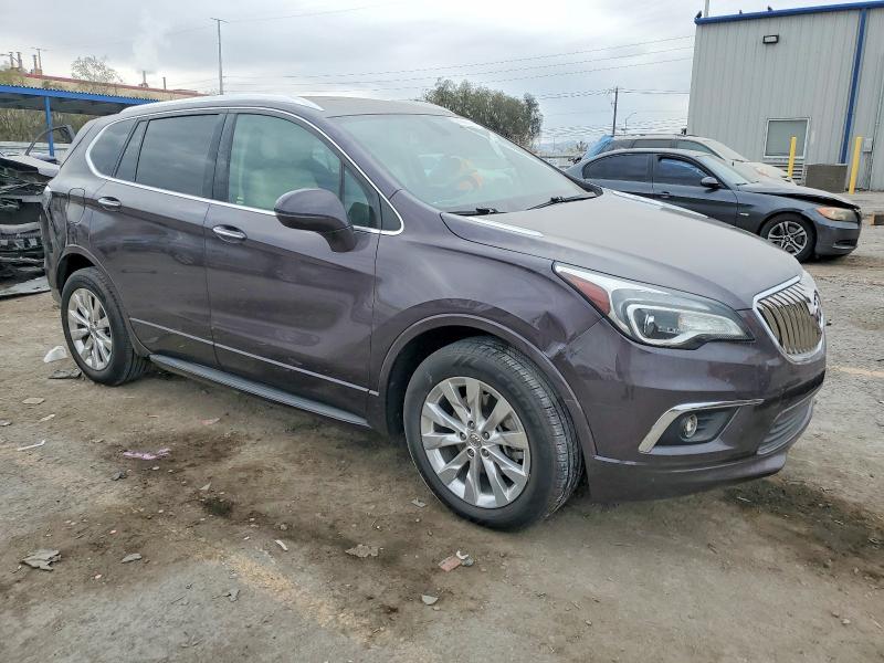 2018 Buick Envision VIN LRBFX1SA3JD006725 COPART salvage auction — SIDE, Nv - Salvage Title, sold $1,600 on 2026-07-07 (photo 4)
