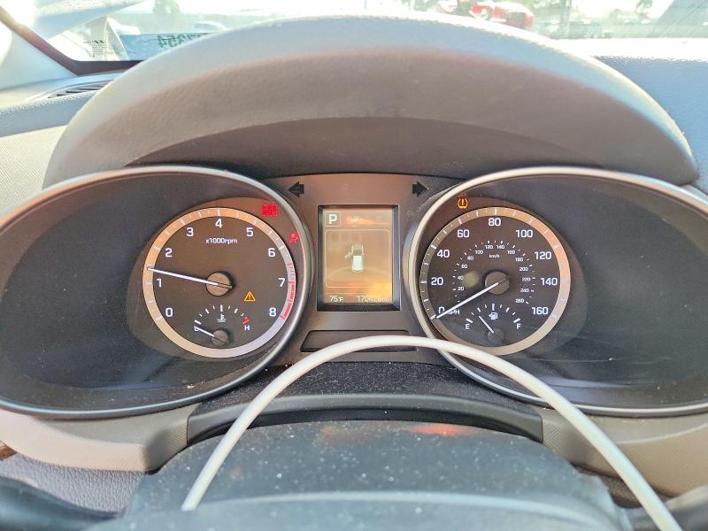 2017 Hyundai Santa fe VIN KM8SM4HF5HU228802 COPART salvage auction — MECHANICAL, Oh - Dis/Dlr/Exp Only Clean Title, sold $1,900 on 2026-07-21 (photo 9)