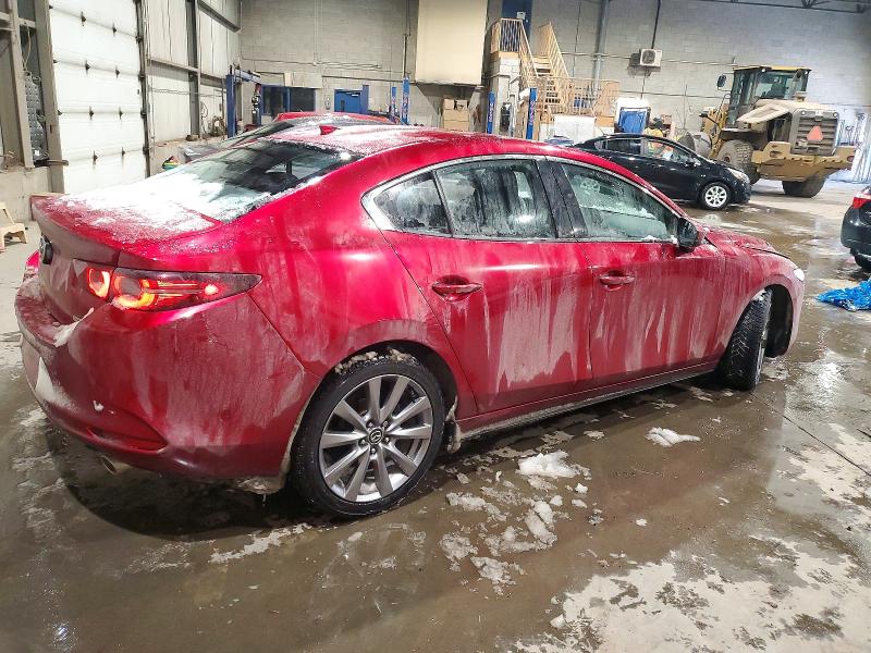 2019 Mazda 3 VIN JM1BPBDM6K1118340 COPART salvage auction — SIDE, Qc - Gravement Accidente, sold $3,050 on 2026-07-07 (photo 3)