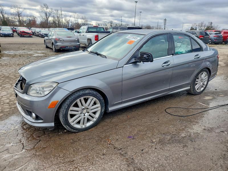 2008 Mercedes-benz C-klasse VIN WDDGF81X58F059972 COPART salvage auction — BURN, IN - BILL OF SALE - PARTS ONLY, sold $500 on 2026-07-27 (photo 1)