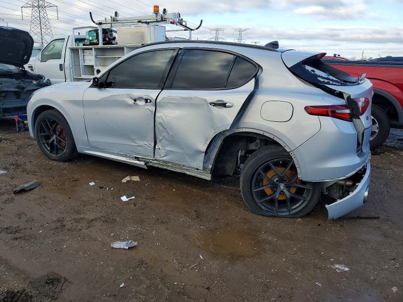 2021 Alfa romeo Stelvio VIN ZASPAKBNXM7D14971 COPART salvage auction — SIDE, Il - Salvage Certificate, sold $2,400 on 2026-07-21 (photo 2)