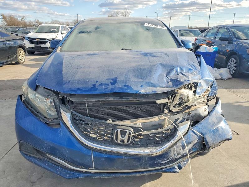 2013 Honda Civic VIN 19XFB2F56DE011018 COPART salvage auction — FRONT END, Salvage Title, sold $1,350 on 2026-07-09 (photo 5)