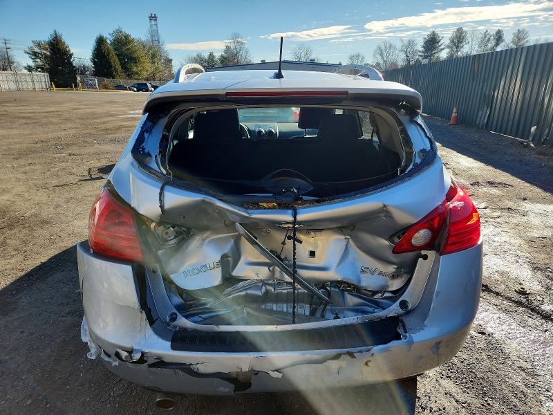 2013 Nissan Rogue VIN JN8AS5MV5DW605480 COPART salvage auction — REAR END, Salvage Title, sold $300 on 2026-07-27 (photo 6)