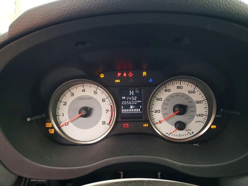 2014 Subaru Impreza VIN JF1GPAR62E8288139 COPART salvage auction — FRONT END, Oh - Cert Of Title-Salvage, sold $200 on 2026-07-22 (photo 9)