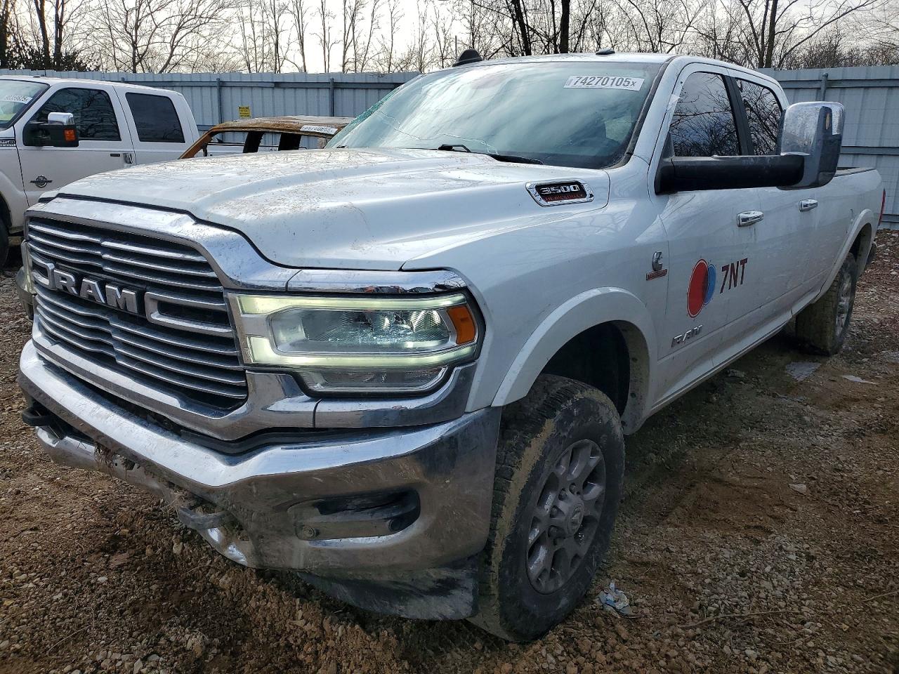 2022 Ram 3500 VIN 3C63R3JL1NG347795 COPART salvage auction — Side, OH - CERT OF TITLE-SALVAGE, sold $14,800 on 2026-03-18 (photo 1)
