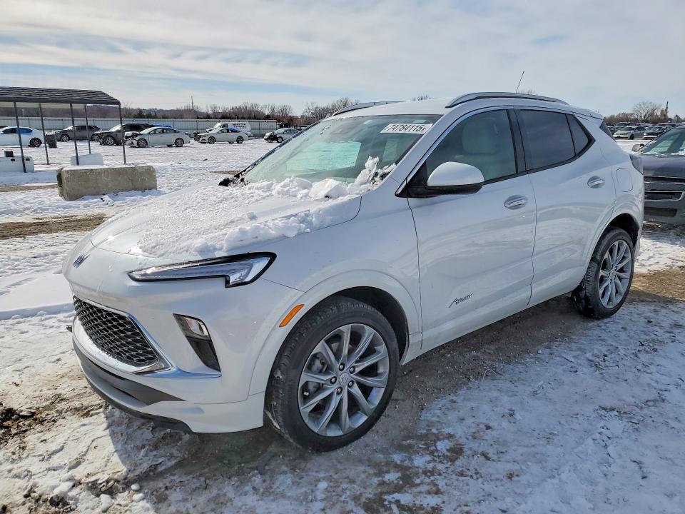 2024 Buick Encore VIN KL4AMGSL1RB153331 COPART salvage auction — FRONT END, Ks - Cert Of Title-Salvage, sold $600 on 2026-07-21 (photo 1)