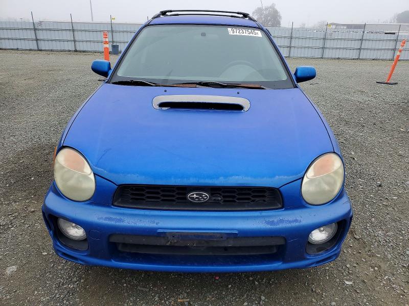 2002 Subaru Wrx VIN JF1GG29672G832514 COPART salvage auction — REAR END, Ca - Salvage Certificate, sold $650 on 2026-07-14 (photo 5)