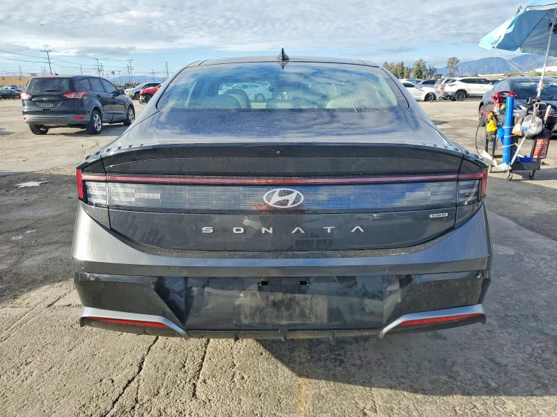 2025 Hyundai Sonata VIN KMHL54JJ2SA105497 COPART salvage auction — FRONT END, Ca - Salvage Certificate, sold $12,000 on 2026-07-24 (photo 6)