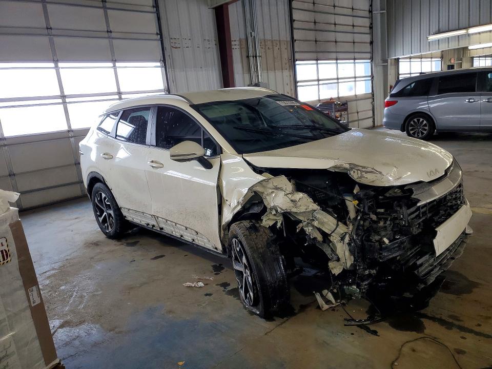 2023 Kia Sportage VIN KNDPVCAGXP7111458 COPART salvage auction — FRONT END, In - Bill Of Sale - Parts Only, sold $6,000 on 2026-07-20 (photo 4)