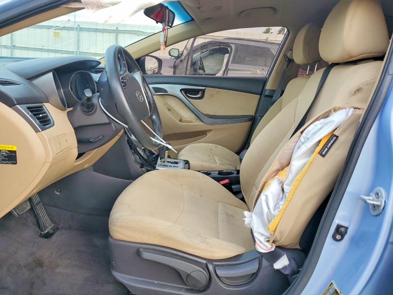 2011 Hyundai Elantra VIN KMHDH4AE8BU109390 COPART salvage auction — FRONT END, Tx - Salvage Vehicle Title, sold $250 on 2026-07-22 (photo 7)