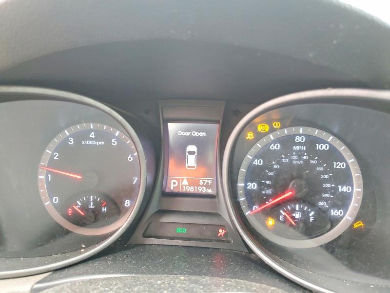 2013 Hyundai Santa fe VIN 5XYZT3LB4DG081274 COPART salvage auction — FRONT END, Il - Salvage Certificate, sold $450 on 2026-07-29 (photo 9)
