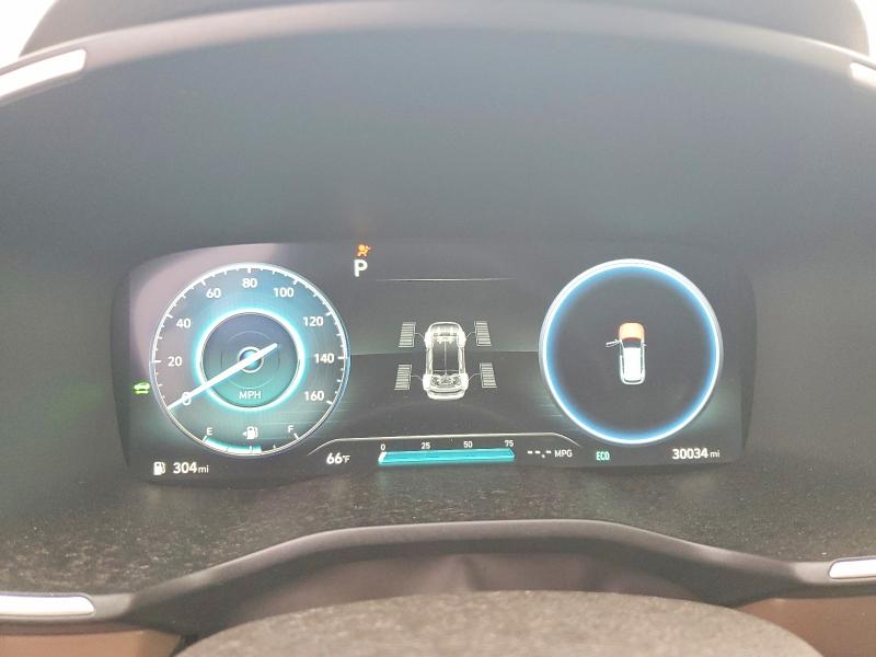 2022 Hyundai Santa fe VIN KM8S2DA11NU054968 COPART salvage auction — FRONT END, TN - SALVAGE CERTIFICATE, sold $7,600 on 2026-07-09 (photo 9)