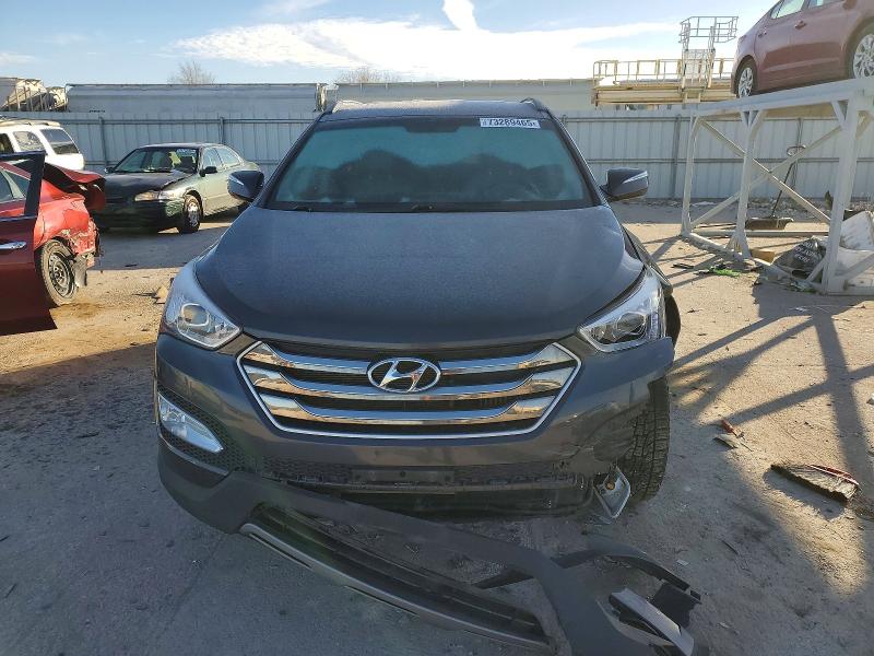 2016 Hyundai Santa fe VIN 5XYZUDLA7GG354139 COPART salvage auction — FRONT END, Ks - Cert Of Title-Salvage, sold $2,700 on 2026-07-21 (photo 5)