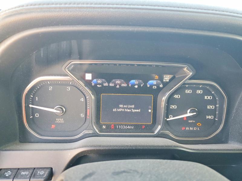 2021 Gmc SIERRA VIN 1GT49WEY7MF125847 COPART salvage auction — FRONT END, Tx - Certificate Of Title, sold $33,000 on 2026-08-20 (photo 9)