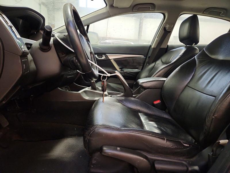 2013 Honda Civic VIN 2HGFB2E54DH033509 COPART salvage auction — REAR END, Ab - Bos - Salvage, sold $500 on 2026-07-02 (photo 7)