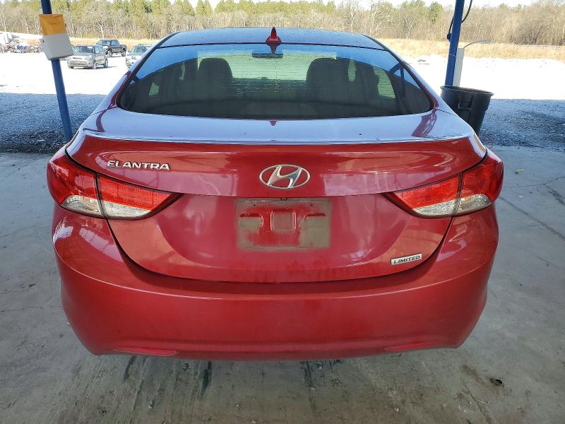 2012 Hyundai Elantra VIN KMHDH4AE4CU435883 COPART salvage auction — MINOR DENT/SCRATCHES, Mt - Certificate Of Title, sold $950 on 2026-07-23 (photo 6)