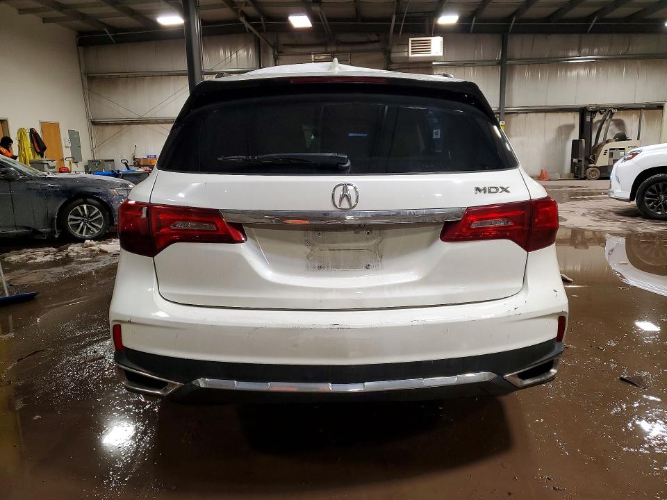 2018 Acura Mdx VIN 5J8YD4H89JL027076 COPART salvage auction — FRONT END, PA - CERTIFICATE OF SALVAGE, sold $3,300 on 2026-07-08 (photo 6)