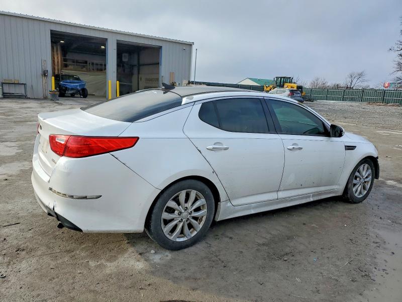 2014 Kia Optima VIN 5XXGN4A76EG331576 COPART salvage auction — FRONT END, Mo - Salvage Certificate Of Title, sold $250 on 2026-07-13 (photo 3)