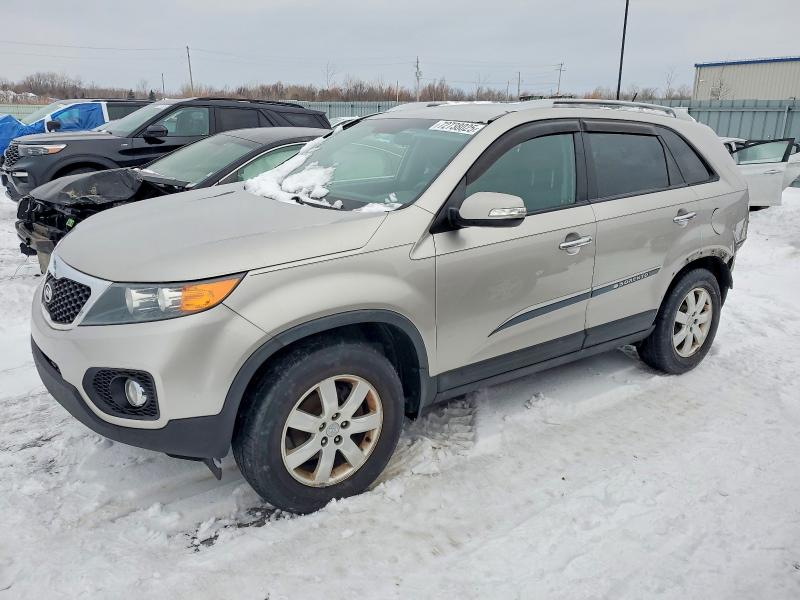 2013 Kia Sorento VIN 5XYKT3A65DG404934 COPART salvage auction — REAR END, On - Permit No Brand - Unfit, sold $625 on 2026-07-28 (photo 1)