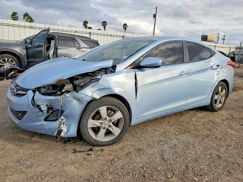 2011 Hyundai Elantra VIN KMHDH4AE8BU109390 COPART salvage auction — FRONT END, Tx - Salvage Vehicle Title, sold $250 on 2026-07-22 (photo 1)