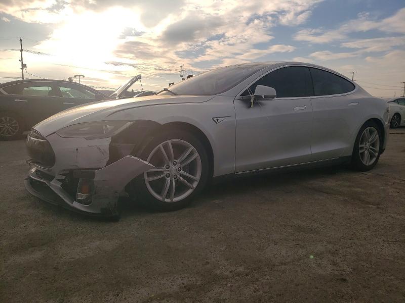 2014 Tesla VIN 5YJSA1H12EFP63896 COPART salvage auction — FRONT END, Salvage Title, sold $2,600 on 2026-07-13 (photo 1)