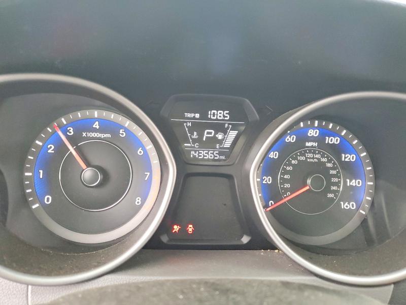 2014 Hyundai Elantra VIN KMHDH4AE6EU030885 COPART salvage auction — VANDALISM, Ky - Bill Of Sale/Part Only/No Titl, sold $775 on 2026-07-16 (photo 9)