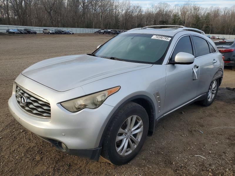 2010 Infiniti Fx35 VIN JN8AS1MW4AM852823 COPART salvage auction — REAR END, VA - CERT OF TITLE - SALVAGE, sold $750 on 2026-07-17 (photo 1)