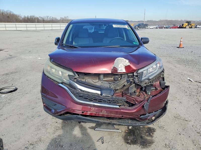 2015 Honda Cr-v VIN 2HKRM4H34FH646218 COPART salvage auction — FRONT END, Nc - Salvage Certificate Of Title, sold $3,150 on 2026-07-29 (photo 5)