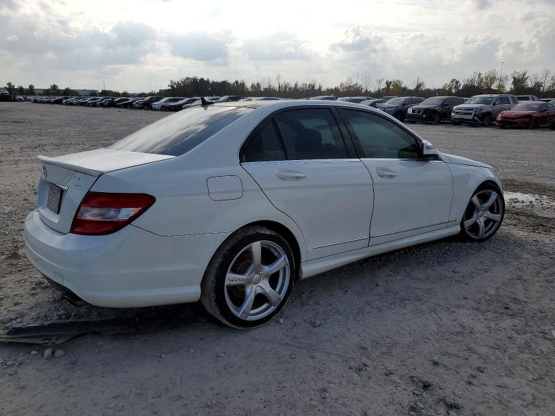 2008 Mercedes-benz C class VIN WDDGF54XX8R010890 COPART salvage auction — FRONT END, TX - SALVAGE VEHICLE TITLE (P), sold $650 on 2026-07-31 (photo 3)