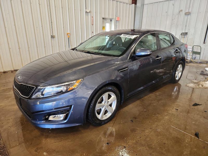 2015 Kia Optima VIN KNAGM4A7XF5586706 COPART salvage auction — VANDALISM, WI - CERTIFICATE OF TITLE, sold $325 on 2026-07-27 (photo 1)