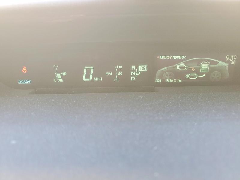 2013 Toyota Prius VIN JTDKN3DU4D5559374 COPART salvage auction — FRONT END, Ca - Salvage Certificate, sold $250 on 2026-07-27 (photo 9)