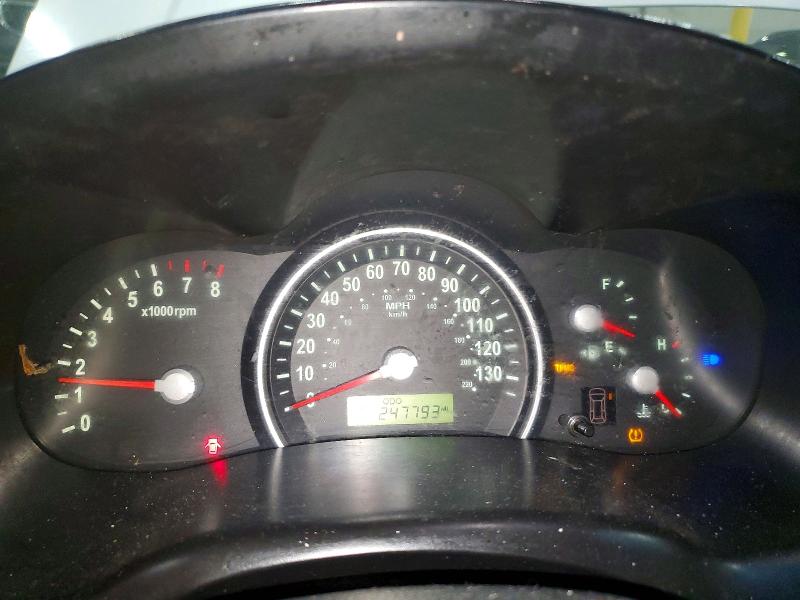 2009 Kia SEDONA VIN KNDMB133996280373 COPART salvage auction — FRONT END, Ky - Cert Of Title-Salvage, sold $300 on 2026-07-29 (photo 9)
