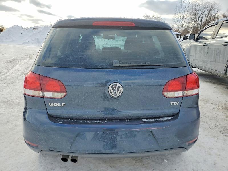 2013 Volkswagen Golf VIN WVWDM7AJ5DW044035 COPART salvage auction — UNDERCARRIAGE, Salvage Title, sold $800 on 2026-07-16 (photo 6)