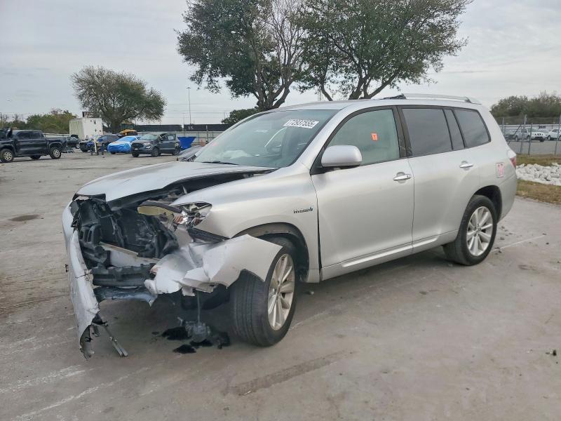 2008 Toyota Highlander hybrid VIN JTEEW44A682018769 COPART salvage auction — FRONT END, FL - CERT OF TITLE SLVG REBUILDABLE, sold $1,300 on 2026-07-14 (photo 1)
