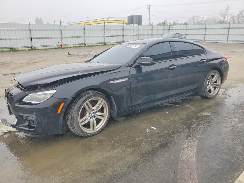 2018 BMW 6 series VIN WBA6D6C51JG388872 COPART salvage auction — FRONT END, Ca - Dis/Dlr/Exp Clean W/Salv Hist, sold $3,500 on 2026-07-02 (photo 1)