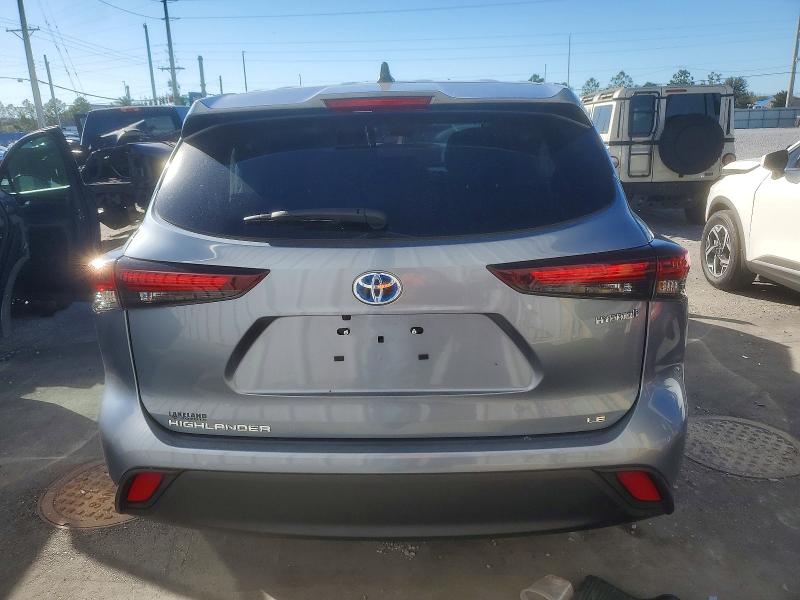 2024 Toyota Highlander VIN 5TDZARAH0RS535143 COPART salvage auction — FRONT END, Fl - Cert Of Title Slvg Rebuildable, sold $11,900 on 2026-07-15 (photo 6)